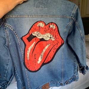 Vintage Rolling Stones Polo denim jacket